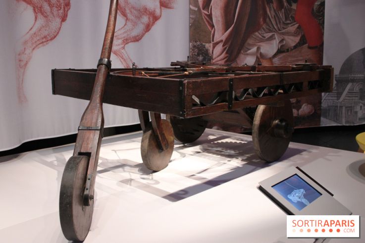 Léonard de Vinci à la Cité des Sciences, l'automobile ?