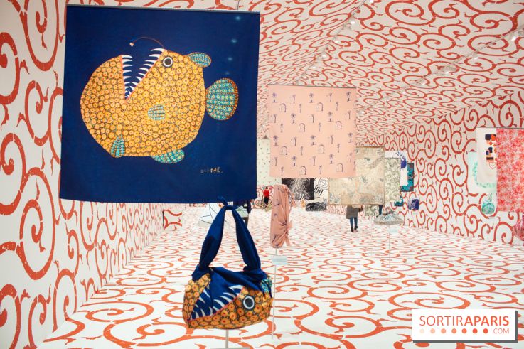 Exposition Furoshiki à l'hôtel de ville