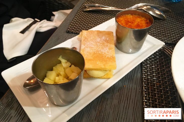 Carte des Frères Pourcel au Bar à Huitres 