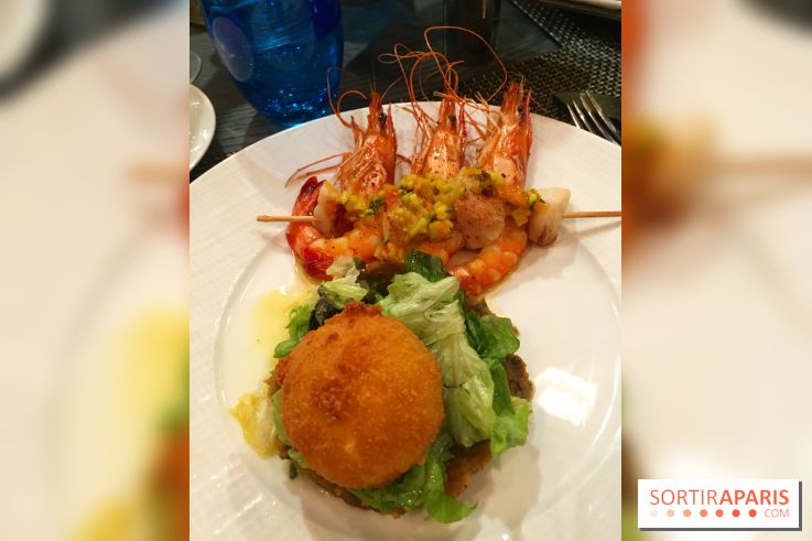 Carte des Frères Pourcel au Bar à Huitres 