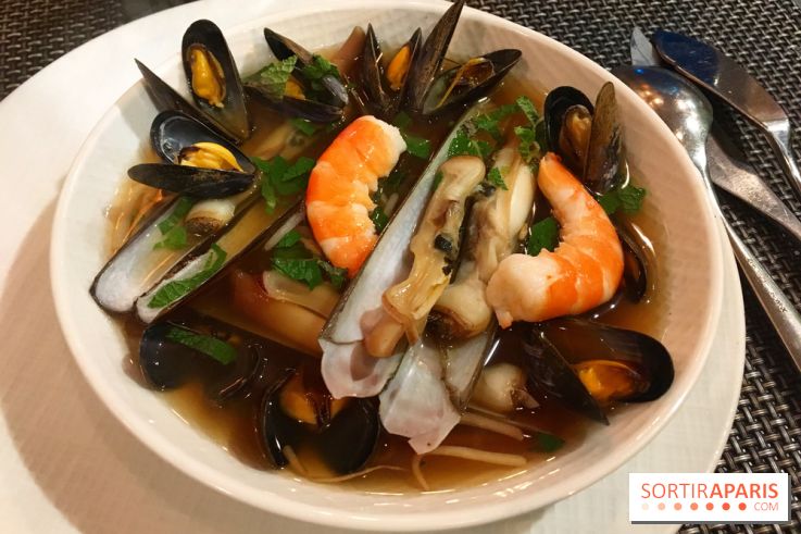 Carte des Frères Pourcel au Bar à Huitres 