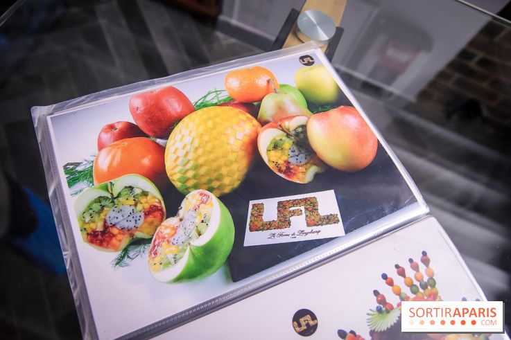 Bûche de Noël 100% fruits de la Ferme de Longchamp