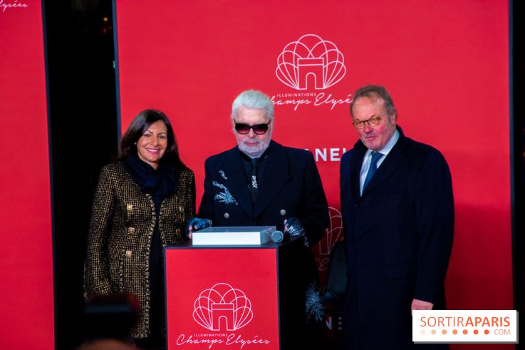 Les Illuminations de Noël des Champs-Elysées 2018 avec Karl Lagerfeld