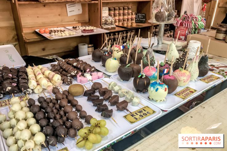 Le Marché de Noël des Tuileries à Paris, gourmandises