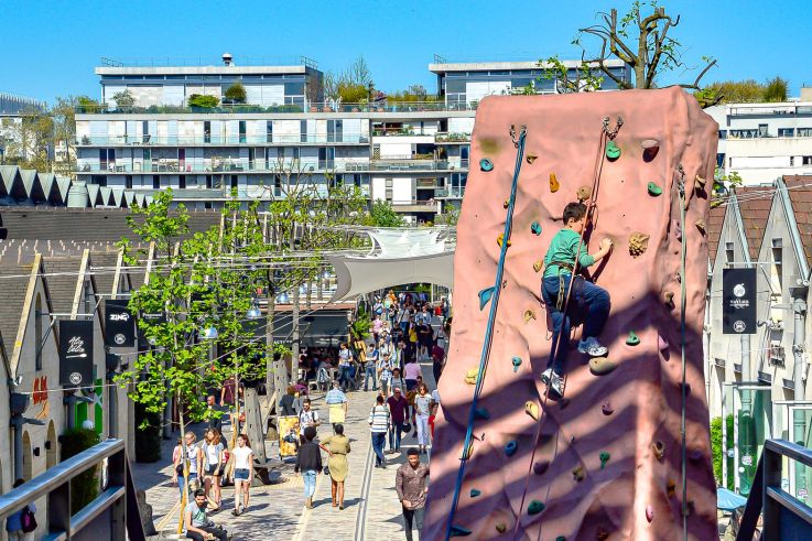 Bercy Village escalade