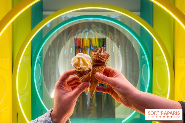 Insolite : un bar à glaces éphémère et gratuit s'installe dans une laverie à Paris !