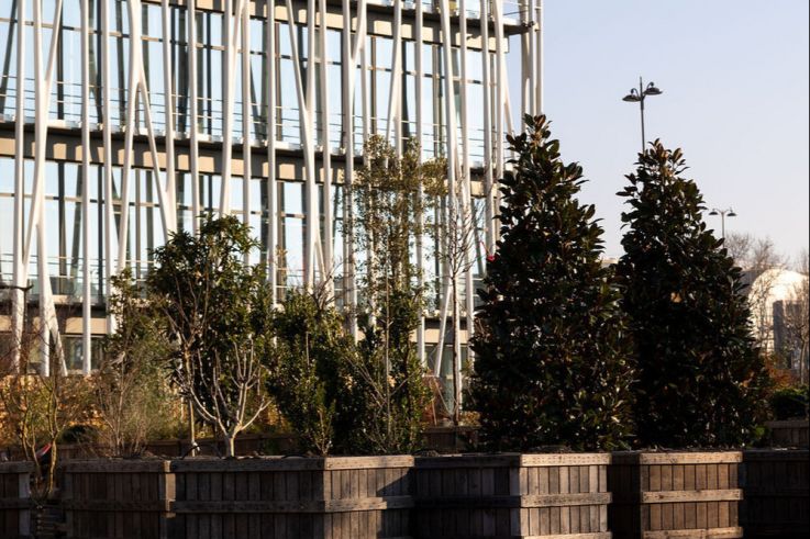 La Parcelle, jardin urbain à Aubervilliers