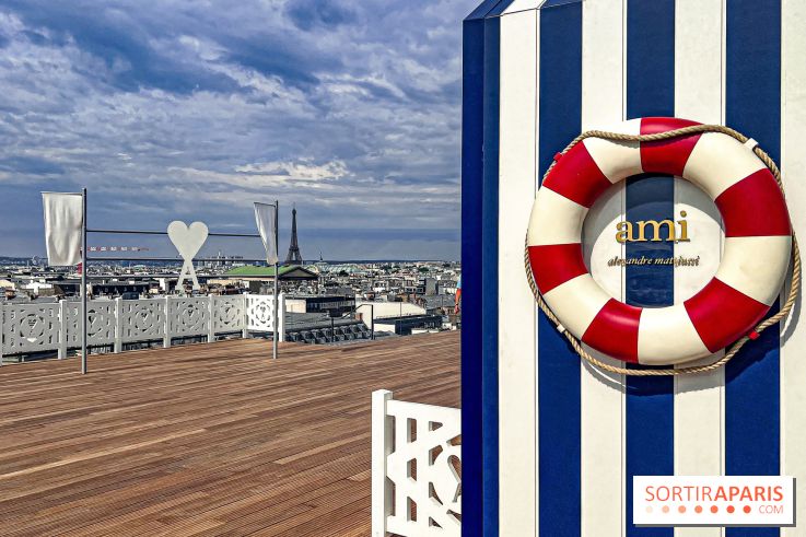 AMI Paris aux Galeries Lafayette Haussmann : pop ups, glacier et crêperie AMI par Julien Sebbag