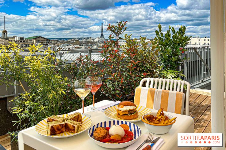Le Printemps Haussmann transforme sa terrasse panoramique en Sun Club branché pour l'été 2024 