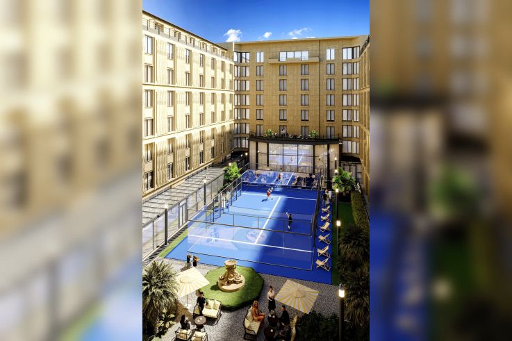 Piste de Padle Hôtel du Collectionneur