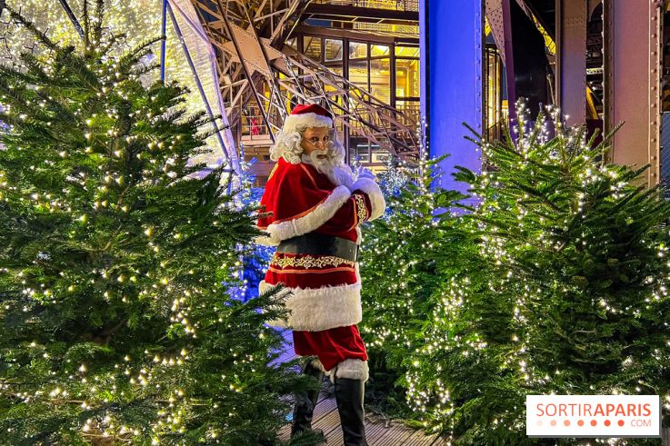 Noël 2024 à la tour Eiffel : terrasse d'hiver, délices de fêtes & Père-Noël au 1er étage du monument