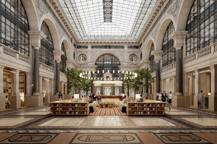 Réouverture monument 14 rue Bergère Grands Boulevards ancienne banque BNP