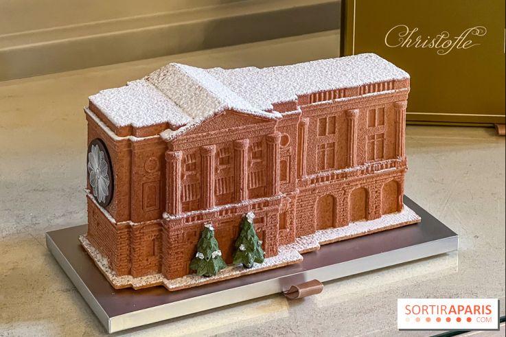 La Bûche de Noël 2025 de l'Hôtel de Crillon par Matthieu Carlin : le palace ... à croquer !