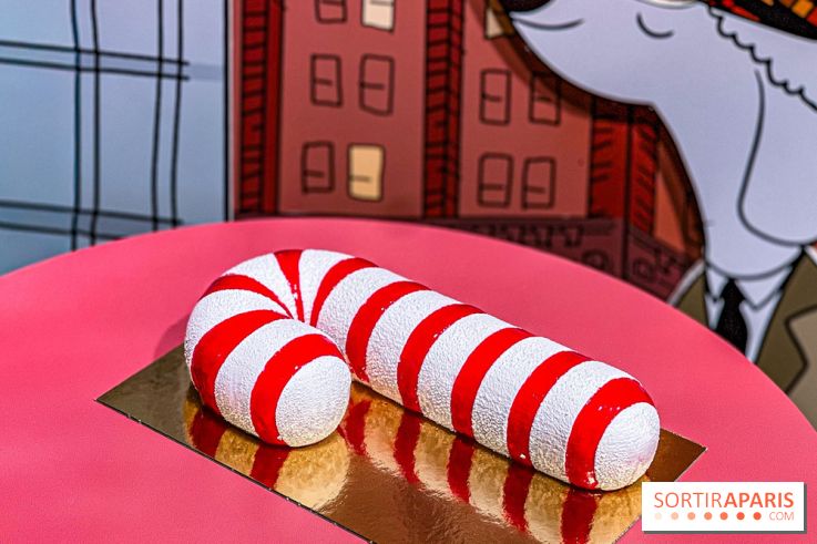 Candy Cake, la Bûche de Noël 2025 du Printemps Haussmann par Bryan Esposito, clin d'œil à New-York