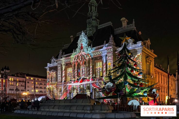 Noël 2025 à Levallois-Perret (92) : spectacle son & lumière gratuit sur l'Hôtel de Ville - les dates