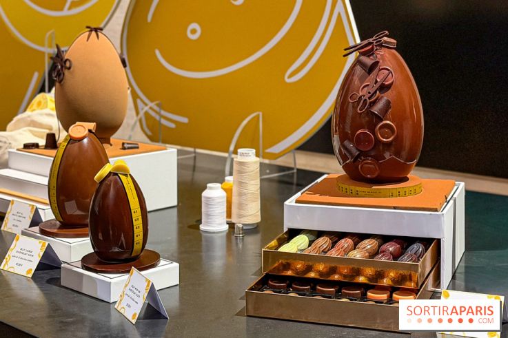 Chocolats de Pâques 2026 ultra-mode par Pierre Marcolini : Oeufs Couture et petites merceries à croquer
