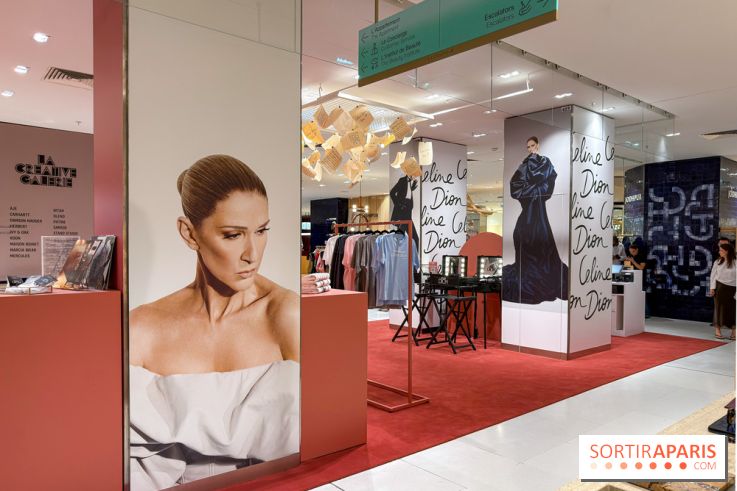 Céline Dion à Paris : T-shirts, vinyles, macarons… un pop-up ouvre à Haussmann - avis et photos