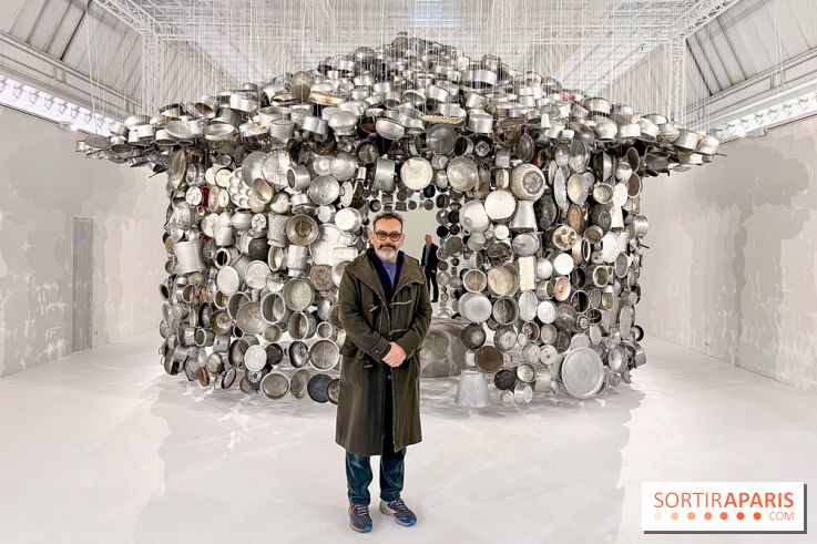 Sangam : l'installation monumentale de Subodh Gupta au Bon Marché Rive Gauche