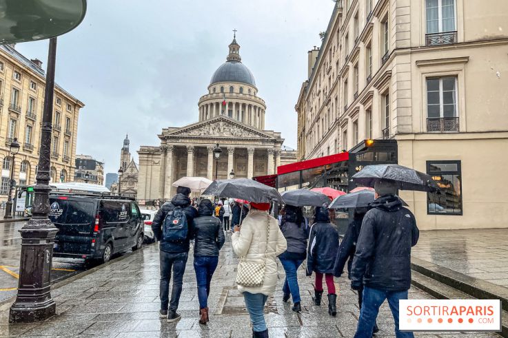 visuel Paris visuel  - pluie - parapluie