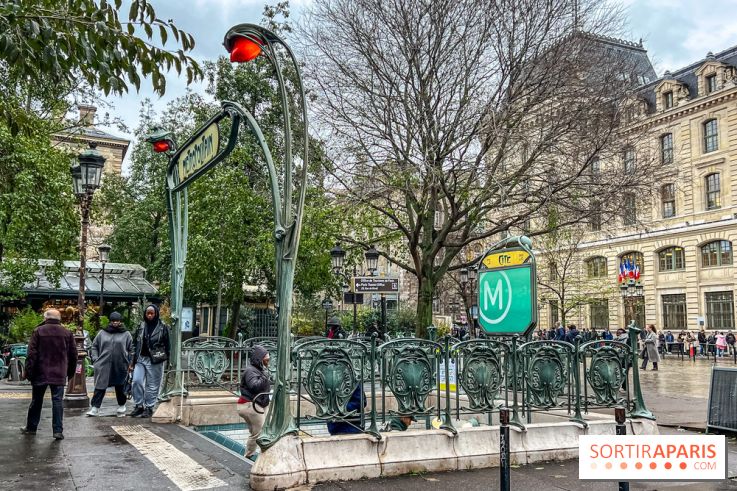 visuel Paris visuel  - métro - guimard - grève - transport
