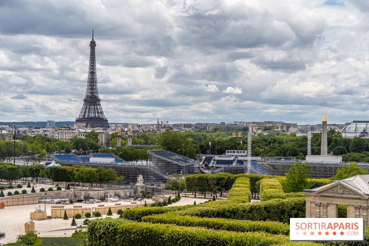 visuel Paris visuel  -  concorde - Tour Eiffel - Jo Paris 2024