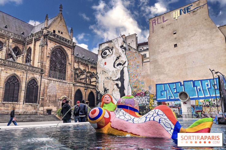 Visuel Paris, fontaine Pompidou Stravinsky