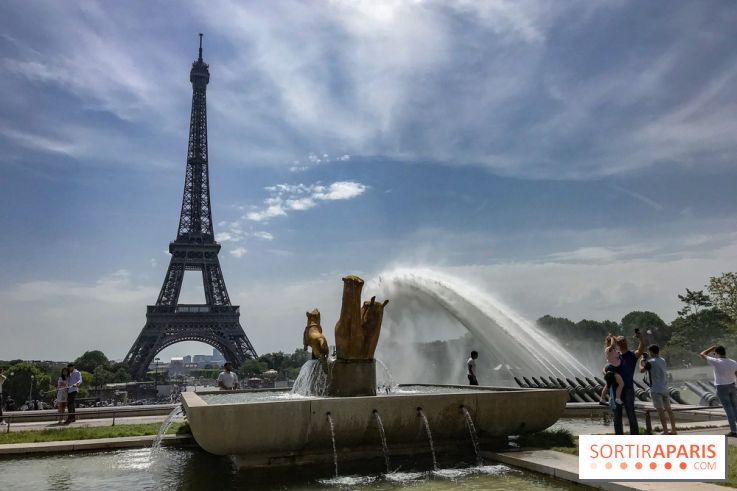 Visuel Paris, tour eiffel fontaine