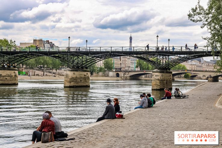Visuel Paris quai de Seine, pont des arts