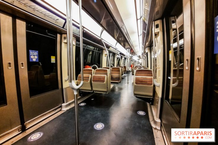 Visuel Paris métro vide confinement
