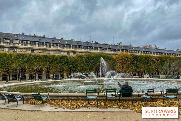 Visuel Paris vide confinement Palais Royal