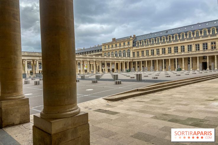 Visuel Paris vide confinement Palais Royal