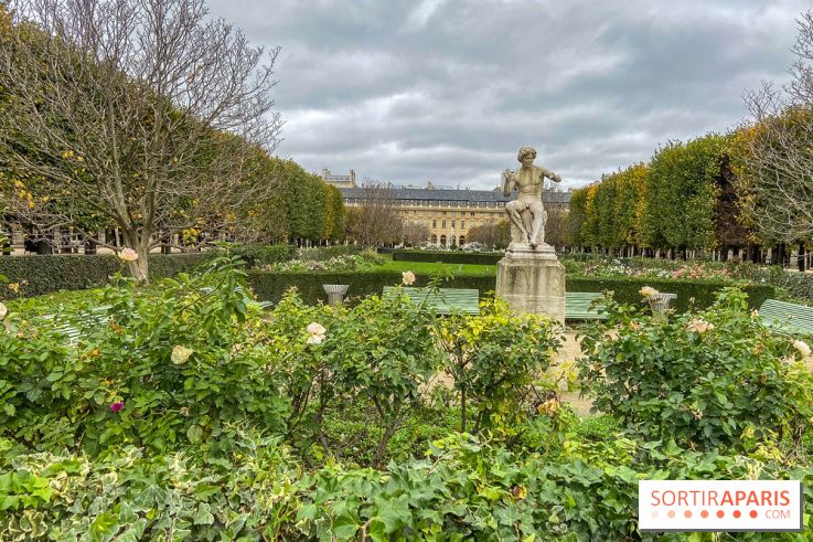 Visuel Paris vide confinement Palais Royal
