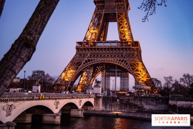 Visuel Paris Tour Eiffel nuit - pont d'Iéna