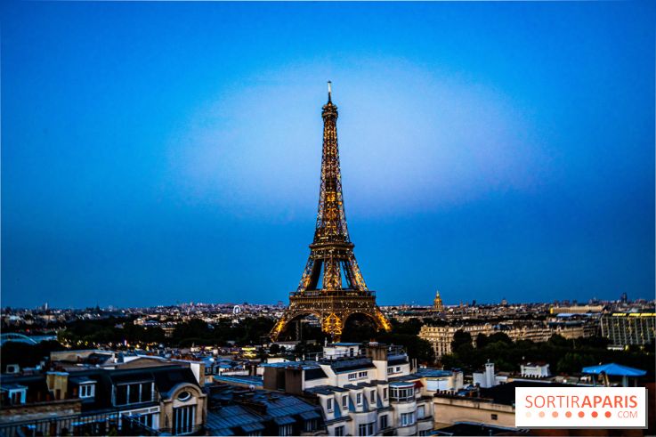 Visuel ParisTour Eiffel soir nuit