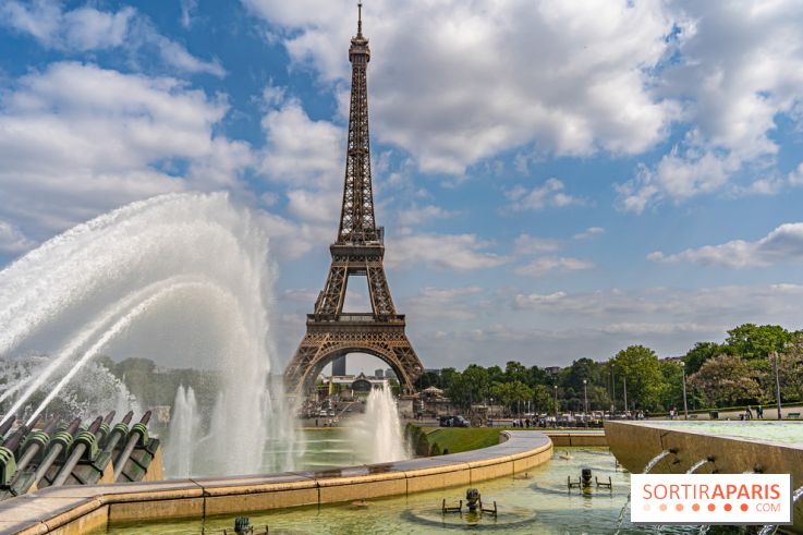 visuel Paris visuel  -  Tour Eiffel - fontaine