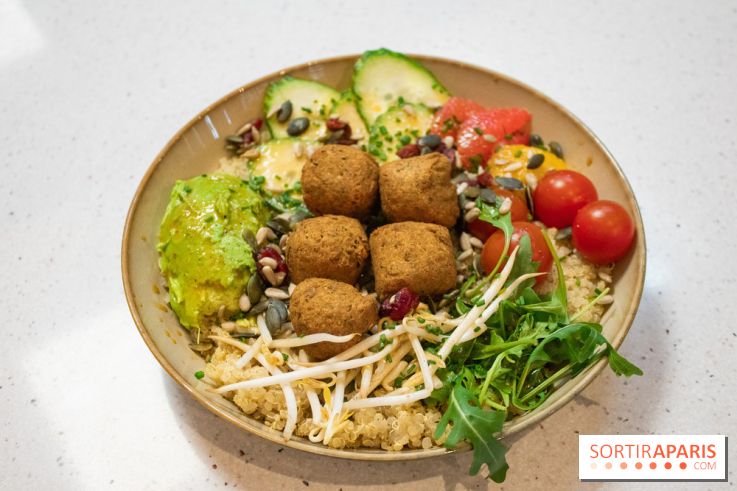 Halle Quatre : bowl aux falafels