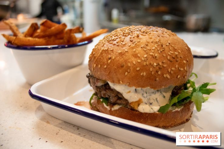 Halle Quatre : le burger du chef