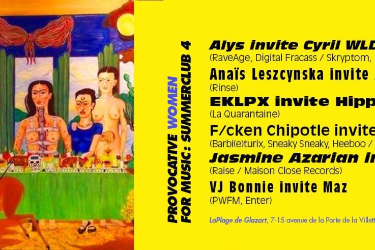 Provocative Women For Music - Summerclub n°4 à la Plage du Glazart