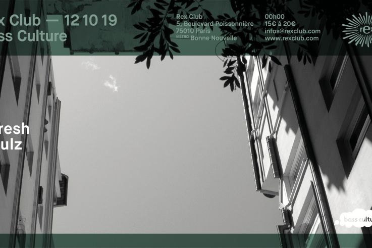 Soirée Bass Culture avec Raresh et D'Julz au Rex Club. 