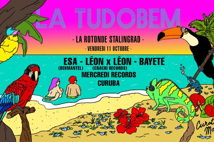 La Tudobem avec Esa, LeonxLeon, Bayetë à la Rotonde Stalingrad