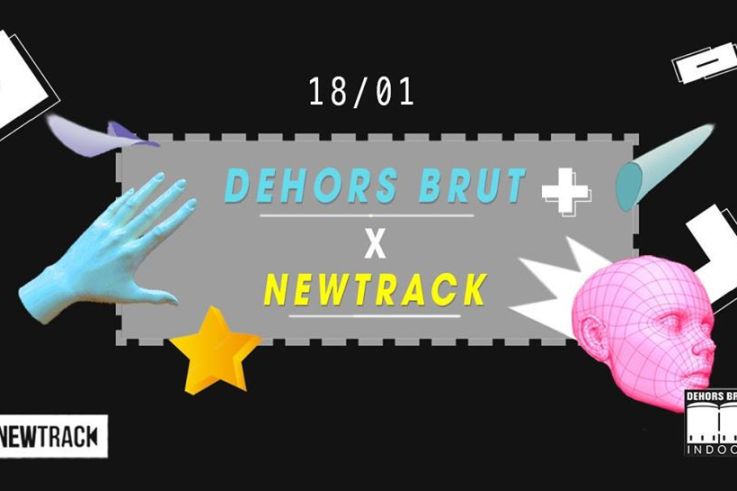 Dehors Brut Indoor s'associe avec le Newtrack Gang
