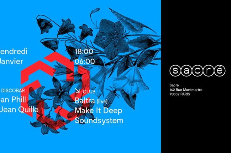 Baltra live, Make It Deep + Jean-Phill & Jean-Quille au club Sacré