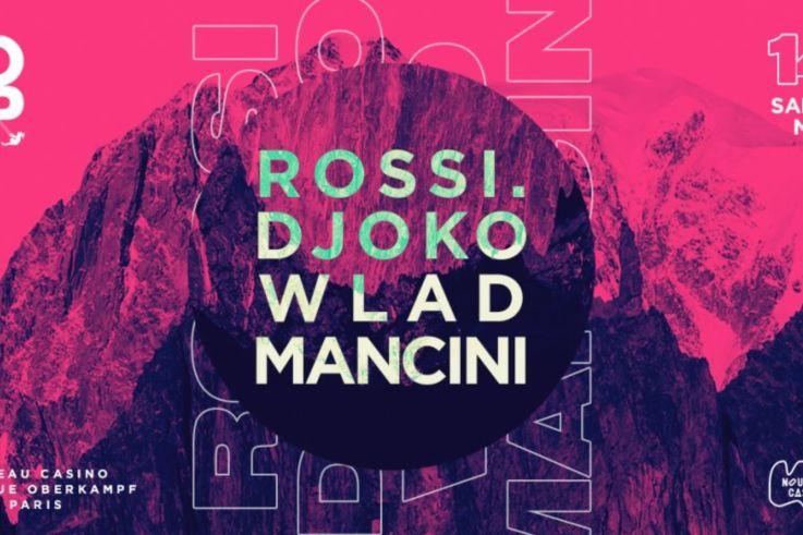 Soirée hedZup avec Rossi., DJOKO, Wlad, Mancini au Nouveau Casino