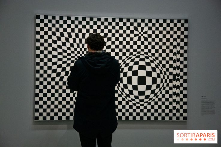 Exposition Vasarely Centre Pompidou, nos photos
