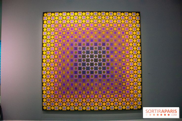Exposition Vasarely Centre Pompidou, nos photos