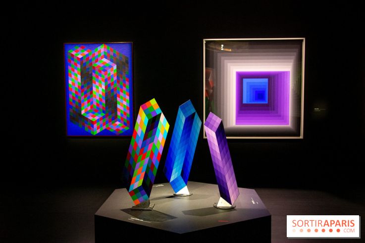 Exposition Vasarely Centre Pompidou, nos photos