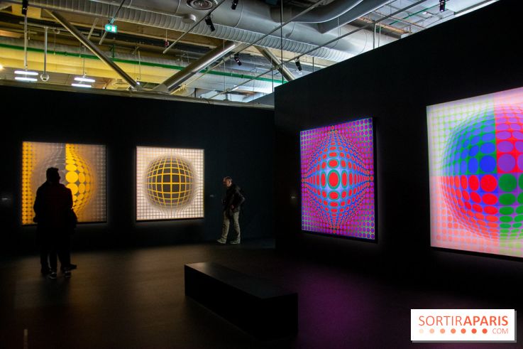 Exposition Vasarely Centre Pompidou, nos photos