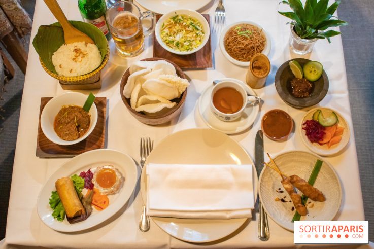 Djakarta-Bali : menu dégustation