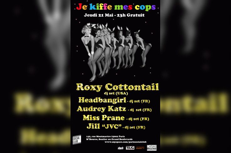 Je kiffe mes cops, Paris, Social Club, Headbanggirl