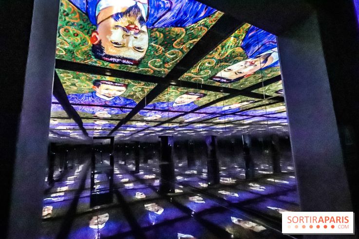 Exposition Van Gogh à l'Atelier des Lumières, les photos, miroirs
